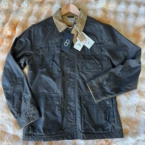 NWT Faherty Organic Waxed Cotton Jacket - Large